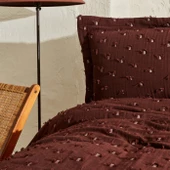 Karaca Home Mary Çift Kişilik Yatak Örtüsü Takımı Koyu Kahve - 6