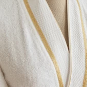 Karaca Home Glory Lurex 9 Parça Aile Banyo Seti Gold-Bej - 4