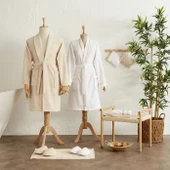 Karaca Home Glory Lurex 9 Parça Aile Banyo Seti Gold-Bej - 1