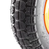 El Arabası Yük Taşıma Tekeri Siboplu Bilyeli Rulmanlı Şişme Havalı 350x70 mm Plastik Jant Tekerlek - 5