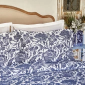 Karaca Home Selene Çift Kişilik Yatak Örtüsü Mavi - 3