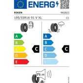 Riken 195/55 R16 91V Xl Road Performance Oto Yaz Lastiği (Üretim Yılı: 2025) thumbnail 2