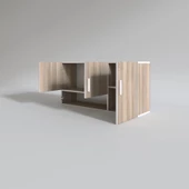 Kenzlife hazır mutfak mirena22 crd 060*120*22 mutfak banyo dolabı kapaklı raflı - 2