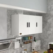Kenzlife hazır mutfak dirca22 byz 060x120x22 mutfak banyo dolabı kapaklı raflı - 1