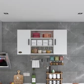 Kenzlife hazır mutfak honnor32 byz 060*120*32 mutfak banyo dolabı kapaklı raflı - 3