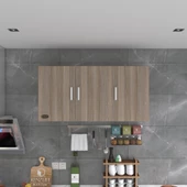 Kenzlife hazır mutfak dirca32 crd 060*120*32 mutfak banyo dolabı kapaklı raflı - 4