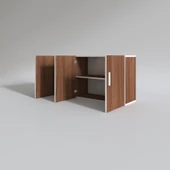 Kenzlife hazır mutfak canna32 cvz 060*120*32 mutfak banyo dolabı kapaklı raflı thumbnail 2