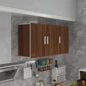 Kenzlife hazır mutfak dirca22 cvz 060*120*22 mutfak banyo dolabı kapaklı raflı - 1