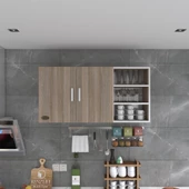 Kenzlife hazır mutfak fulvus22 crd 060*120*22 mutfak banyo dolabı kapaklı raflı - 3