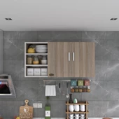 Kenzlife hazır mutfak castus22 crd 060*120*22 mutfak banyo dolabı kapaklı raflı - 4