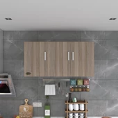 Kenzlife hazır mutfak canna32 crd 060*120*32 mutfak banyo dolabı kapaklı raflı - 3
