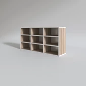 Kenzlife hazır mutfak hortus22 crd 060*120*22 banyo dolabı raflı kapaksız arkalıklı - 2