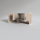 Kenzlife hazır mutfak mirandus32 crd 060*120*32 mutfak banyo dolabı kapaklı raflı - 3