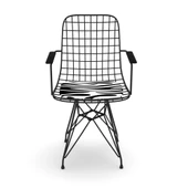 Knsz kafes tel sandalyesi 1 li mazlum syhbonar kolçaklı ofis cafe bahçe mutfak thumbnail 1