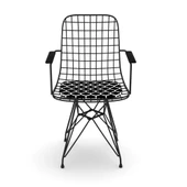 Knsz kafes tel sandalyesi 1 li mazlum syhviona kolçaklı ofis cafe bahçe mutfak thumbnail 1