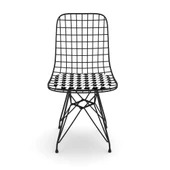 Knsz kafes tel sandalyesi 1 li mazlum syhkono ofis cafe bahçe mutfak thumbnail 3