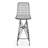 Knsz kafes tel bar sandalyesi 1 li zengin syhtalen 75 cm oturma yüksekliği ofis cafe bahçe mutfak thumbnail 1