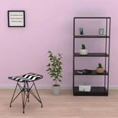 Knsz kafes tel sandalyesi taburesi 1 li mutlu syhaldo ofis cafe bahçe mutfak thumbnail 3