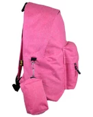 Yuga Keten Sırt Çantası Pembe - 2