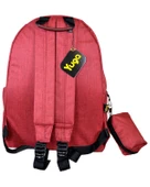 Yuga Keten Sırt Çantası Kırmızı thumbnail 3