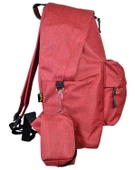 Yuga Keten Sırt Çantası Kırmızı thumbnail 2