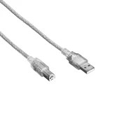 S-link SL-U2003 Usb2.0 3m Şeffaf Yazıcı Kablo - 1