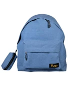 Yuga Kanvas Sırt Çantası Mavi thumbnail 1