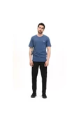 Raru AGNITIO Erkek Pamuklu Petrol Günlük T-shirt - 5