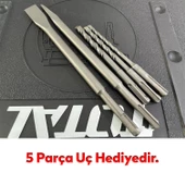 Total Kırıcı Delici Darbeli Matkap 950 W Metal Beton Ahşap Elektropnömatik Delme Kırma Hilti - 5