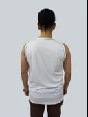 Erkek Japone Kol Beyaz Tişört - 3
