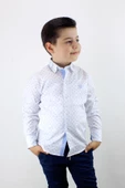 Erkek Çocuk Desenli Uzun Kol Spor Gömlek - 6