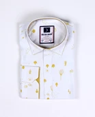 Erkek Çocuk Katlanır Kollu Slim Fit Gömlek - 5