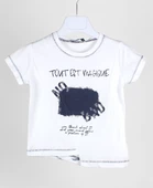 Erkek Bebek Çapraz Kesim Tshirt - 1