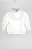 Escabel Kız Çocuk Balon Kol Kapşonlu Sweatshirt - 3