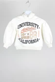 Escabel Kız Çocuk Balon Kol Kapşonlu Sweatshirt - 2