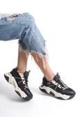 Dussel Siyah Sneaker Günlük Spor Ayakkabı - 2
