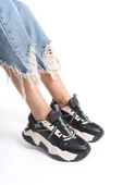 Dussel Siyah Sneaker Günlük Spor Ayakkabı - 3