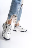 Muca Lacivert Beyaz Sneaker Günlük Spor Ayakkabı - 3