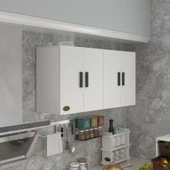 Kenzlife hazır mutfak merta byz 060*120*32 mutfak banyo dolabı kapaklı raflı - 1