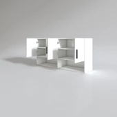 Kenzlife hazır mutfak vesper byz 060x120x32 mutfak banyo dolabı kapaklı raflı - 2