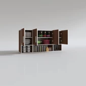 Kenzlife hazır mutfak severus cvz 060*120*32 mutfak banyo dolabı kapaklı raflı - 3