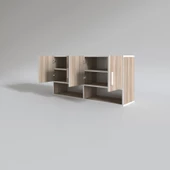 Kenzlife hazır mutfak vesper crd 060*120*32 mutfak banyo dolabı kapaklı raflı - 2