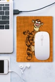 SonicTouch Kaplan Tigger Turuncu Renk Kaydırmaz Gaming Oyuncu Dikişsiz Mouse Pad/Ped 17x21cm - 3