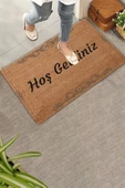 Valerine Life Ferforjeli Kaymaz Taban Dijital Baskı Hoş Geldiniz Welcome Kapı Önü Paspası 45x70cm thumbnail 2