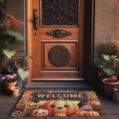 Valerine Life Sevimli Bal Kabakları Welcome Kapı Önü Paspası 45x70cm - 3
