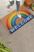 Valerine Life Gökkuşağı Welcome Kapı Önü Paspası 45x70cm thumbnail 1