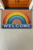 Valerine Life Gökkuşağı Welcome Kapı Önü Paspası 45x70cm thumbnail 6