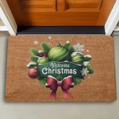 Valerine Life Christmas Welcome Süsü Hoş Geldiniz Kapı Önü Paspası 45x70cm - 2