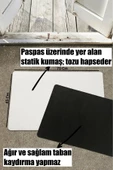 Valerine Life Mehtap Ay ve Yıldız Temalı Hoş Geldiniz Kapı Önü Paspası 45x70cm - 4
