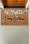 Valerine Life Beyaz Japon Kiraz Çiçeği Hoş Geldiniz Kapı Önü Paspası 45x70cm thumbnail 2